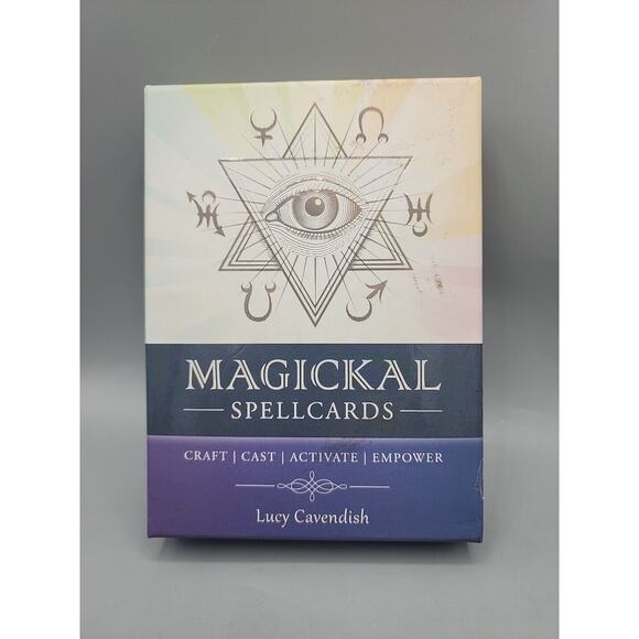 Magickal Spellcards and Book Set by Lucy Cavendish Sacred Keys to Effective Cast